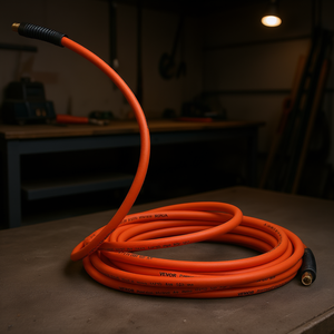 Tuyau d'air Vevor 1/2 po x 50 pi, léger, résistant aux plis, accessoires pour outils pneumatiques - Product Image 2