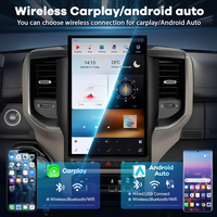 Für Dodge Ram Trucks 2019 bis 2023 12,95 Zoll Android 13 Radio DVD-Player GPS Navi Wireless CarPlay BT HD IPS Touchscreen