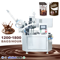 Machine de remplissage de sacs à buse d'aspiration à tête unique, haute productivité, pour jus de fruits/jus de maïs/sauce au chocolat