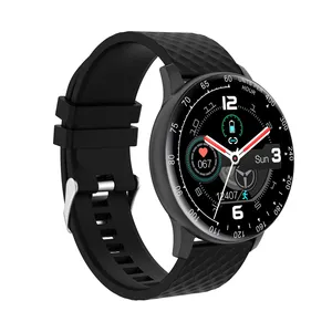 H30 Heart Rate and Blood Pressure 1.3 Round Full Touch Screen Hot Sale for Ladies Smart Watch Women Waterproof