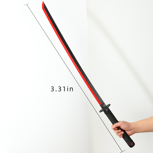 100cm all'ingrosso Zoro <span class=keywords><strong>Anime</strong></span> spada Katana giocattolo festa Cosplay oggetti di scena giocattolo lungo spade - Product Image 3