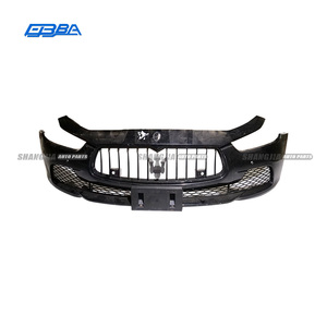 Phụ tùng thay thế quan trọng cho <span class=keywords><strong>Maserati</strong></span> Ghibli 2013-2017, cản trước nhựa đen bền lâu, mã OE 673001801 - Product Image 1