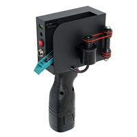 Impresora de Inyección de Tinta Portátil IPS-HH254 Plus, Máquina de Codificación TIJ de 25.4 mm, Impresora de Códigos de Barras de 70 m/min para Cartón, Madera y Acero