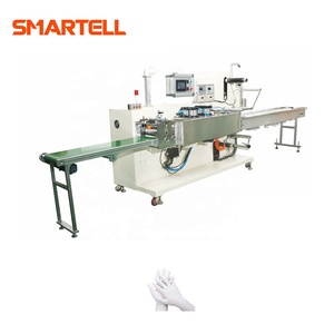 Máquina de Empaquetado de Guantes Quirúrgicos con Sistema de Plegado y Sellado de Bolsas de Papel Accionada por Servomotor - Product Image 1