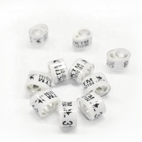 Bagues de pieds de haute qualité 8mm de diamètre intérieur, pour pigeon racing, fcc standard belgique, bandes de jambes de tuyau avec année 22 pour tracteurs