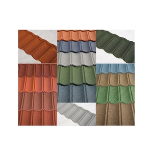 Tuiles de toiture en zinc ondulées modernes Bond Milano, tuiles <span class=keywords><strong>Euro</strong></span>, tuiles de toiture métalliques revêtues de pierre, directement de l'usine - Product Image 6