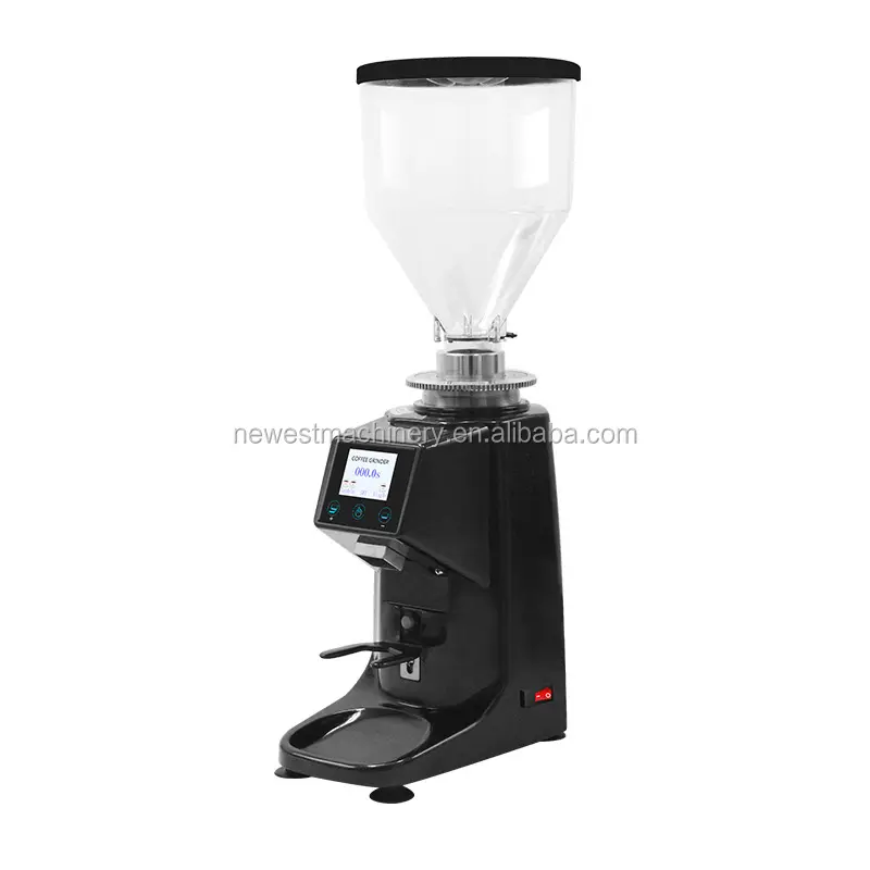自動プロフェッショナルフラットバーグラインダーコーヒーマシンヘルパー工業用コーヒー豆グラインダー/コーヒー豆グラインダーコマーシャル