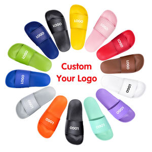 Sandalias Unisex Personalizadas de PU Transpirable Antideslizante con Bordado Suave de Alta Calidad OEM con Logotipo - Product Image 1