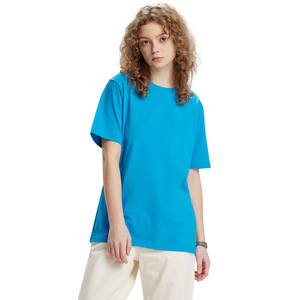 Người Đàn Ông Và Phụ Nữ Của Đồng Phục Rắn Màu T-Shirt Tùy Chỉnh Crewneck Tinh Khiết Cotton Ngắn Tay Làm Việc Quần Áo Công Ty Quần Áo In - Product Image 2