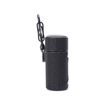 Étui pour Airpods en cuir noir, étui de luxe en cuir pour Airpods, étui de protection portable pour Airpods 1&2&3, antichoc