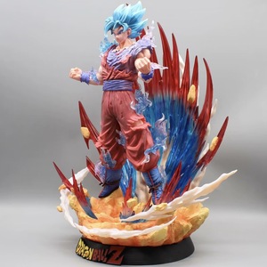 Figurine Dragon Son Goku aux <span class=keywords><strong>Cheveux</strong></span> Bleus Super Saiyan <span class=keywords><strong>DBZ</strong></span> 40CM, Cadeau de Collection, Statue Japonaise, Figurine Anime en PVC, Jouet - Product Image 6