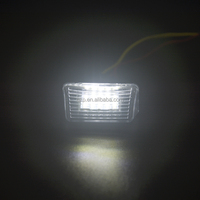 Accessoires de voiture Lampe d'immatriculation à LED sans erreur pour Peugeot 206 207 306 307 308 406 407 5008 Partner Tepee
