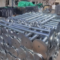 Puntales de Acero Ajustables de Alta Resistencia, Puntales de Acero Galvanizado, Soporte de Acero para Andamios para Construcción