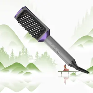 Nuovo Design di vendita calda Display LED MCH riscaldamento elettrico spazzole per capelli pettine
