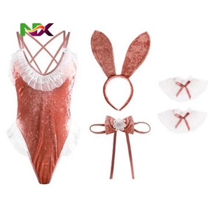 Conjunto de Lencería Sexy Japonesa, Disfraz de Conejita, Uniforme Escolar Kawaii, Disfraz para Club Nocturno, Cosplay, TV y Cine - Product Image 5