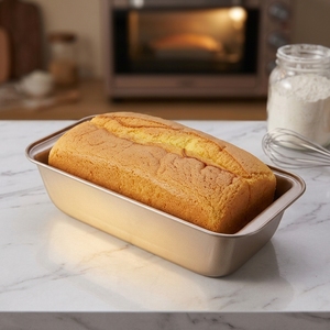 <span class=keywords><strong>Teglia</strong></span> Rettangolare per Pane con Rivestimento Antiaderente in Acciaio al Carbonio, Adatta al Forno, per Pane e Torte - Product Image 1