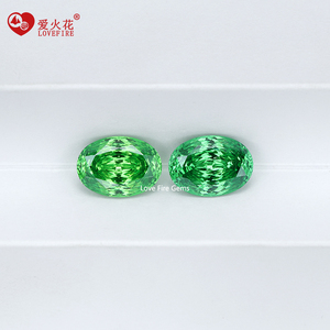 Đá quý Fire Gems Starry Night cắt kiểu Cz, đá rời, 10*14mm, hình oval đặc biệt, nhiều màu sắc, <span class=keywords><strong>zircon</strong></span> cubic, dùng làm trang sức - Product Image 2