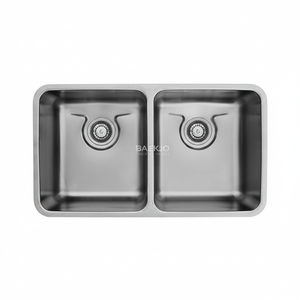 [BAEKJO] Évier de cuisine européen WBD832 à double bac durable avec une forte résistance à la rouille et à la chaleur - Product Image 2