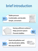 Aligneurs Attelle de laboratoire dentaire Matériau de thermoformage PETG Feuille de coping orthodontique Dents transparentes-Coussinets de lit jetables