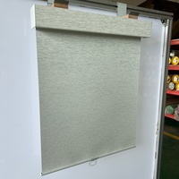 Persianas Enrollables Compactas de Diseño de Cassette, Persianas Enrollables Manuales para Ventanas, para Hogar y Oficina
