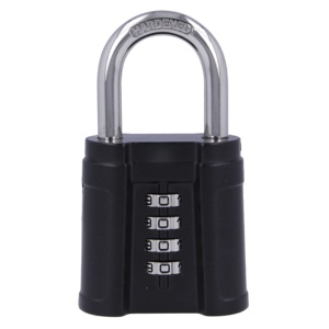 Lucchetto combinato combinato con combinazione di codice resettabile in lega di zinco metallo magazzino cancello esterno ad alta sicurezza - Product Image 6