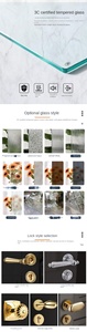 ประตูกระจกอลูมิเนียมบานสวิงแบบทันสมัยกระจกฝ้าภายในประตูบานสวิง - Product Image 2