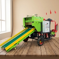 Machine d'emballage automatique haute performance pour ensilage agricole, foin et paille avec film de conditionnement