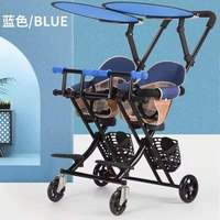 Poussette pliable pour bébé, siège double pour jumeaux, 0-5 ans, livraison directe d'usine en chine