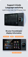 Shengxu Android 7in IPS Display Smart Switch avec Wi-Fi pour la conception rotative en alliage d'aluminium alimenté par USB pour la maison et l'hôtel