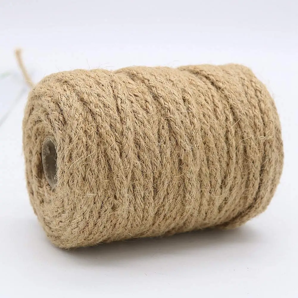 Jute schnur Hanf Seil Schnur Geschenk verpackung Schnur Hochzeits dekoration DIY Hanf Seil