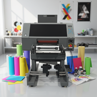 Imprimante d'étiquettes entièrement automatique Baofeng 6 couleurs UV rouleau-à-rouleau avec connectivité Ethernet/USB pour étiquettes autocollantes (320 mm max.)