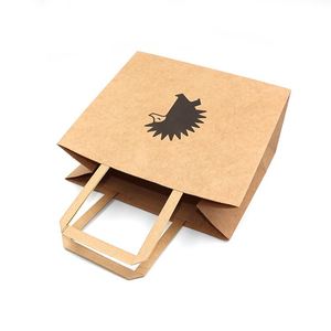 Sacs en papier kraft rayés de haute qualité avec logo de marque pour les magasins de détail, pour les montres - Product Image 3