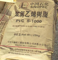 Resin PVC Sinopec S-1000 Bahan Baku Polivinil Klorida Murni untuk Pipa PVC Profil Film Kulit Sintetis Bahan Kabel