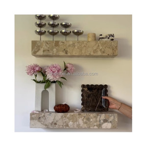 SH pietra moderna pietra <span class=keywords><strong>soggiorno</strong></span> mobili Beige decorazione esposizione galleggiante deposito Ceppo Romano <span class=keywords><strong>in</strong></span> <span class=keywords><strong>marmo</strong></span> <span class=keywords><strong>parete</strong></span> plinto scaffale - Product Image 1