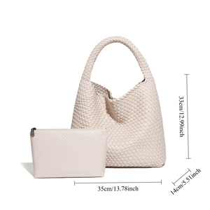 Bolso tejido a mano de mujer a la moda de gran capacidad retro al por mayor de fábrica - Product Image 6