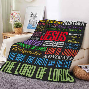 Manta Religiosa de Jesús con Diseño Personalizado, Suave y Cálida, de Felpa, Regalos de Navidad para Cristianos - Product Image 4