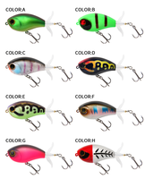 NOUVEAU Leurre Mini Crankbait MAJOR 40mm 7.7g 50mm 11.2g, Appât Dur en ABS, 8 Couleurs, pour Achigan, Brochet, Perche