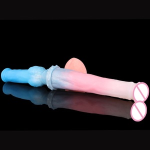 New Sex Toy 2021 Animal Realistic <b>Dildo</b> Double Ended Sex Tool Lesbian Gay Couple Sex Tool Double Head Silicone <b>Dildo</b> Gorgeous - Product Image 4