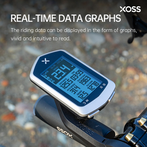 XOSS NAV Plus, Computadora para Ciclismo con GPS, Pantalla LCD de 2.4 Pulgadas con Retroiluminación Automática, Velocímetro Inalámbrico Ant+, Odómetro, Resistente al Agua IPX7, Rastreador para Bicicleta de Montaña - Product Image 2