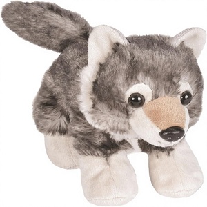Peluche a forma di lupo Republic Hug'ems 14911, 18 cm, grigio, unisex - Product Image 4