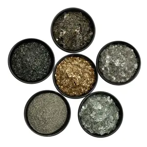 Bulk high quality mica flakes epoxy silver flake mica phlogopite mica flake Golden Glimmer