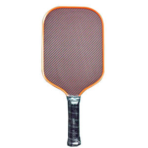 Pagaie de pickleball personnalisée en fibre de carbone-Construction thermoformée monobloc face en carbone brut pour le contrôle et l'alimentation Service OEM ODM - Product Image 3