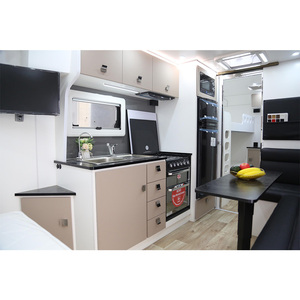 21 pieds personnalisé pas cher remorque hors route camping-car Double essieu caravane Chine pour l'Allemagne à vendre Australie avec douche et <span class=keywords><strong>toilette</strong></span> - Product Image 3