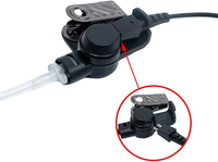 Tabung Akustik Walkie Talkie dan Headset Pengawasan Mic&PTT untuk Radio Motorola XTS5000 XTS3000 XTS2500 HT1000 HT2000 MT1500