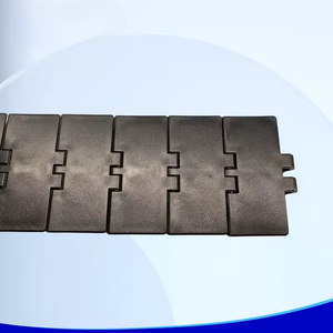 โซ่820แบบบานพับเดี่ยวทนกรดและด่าง820โซ่ด้านบนแบนเทอร์โมพลาสติก820สายพานพลาสติก - Product Image 3