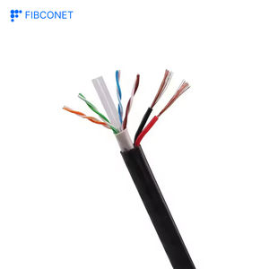 Câble LAN à <span class=keywords><strong>fibre</strong></span> optique FTTX PVC LSZH PE Câble réseau de catégorie 6 non blindé avec cordon d'alimentation - Product Image 3