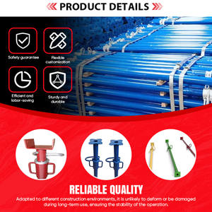 Échafaudage en aluminium réglable, plateforme de travail légère, échafaudage en acier, étais pour travaux en hauteur - Product Image 3