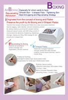 Appareil Microcourant 3D V-shaping, Machine Faciale à Oxygène, Masseur Lifting Visage et Cou, Électroporation, Masseur à Rouleaux Sous Vide 2026
