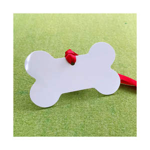 เครื่องประดับ RTS อลูมิเนียมเปล่าแขวนสองด้านประดับด้วยริบบิ้นสีแดง-กลม /<span class=keywords><strong>benelux</strong></span>/prague/xmas บอล - Product Image 3