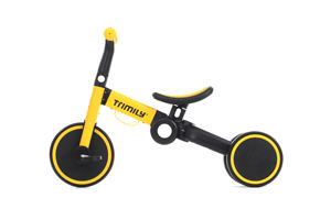 Tricycle intelligent 4-en-1 pour enfant <span class=keywords><strong>avec</strong></span> guidon pliable et cadre en aluminium-Manchons en TPR, hauteur de siège réglable - Product Image 4